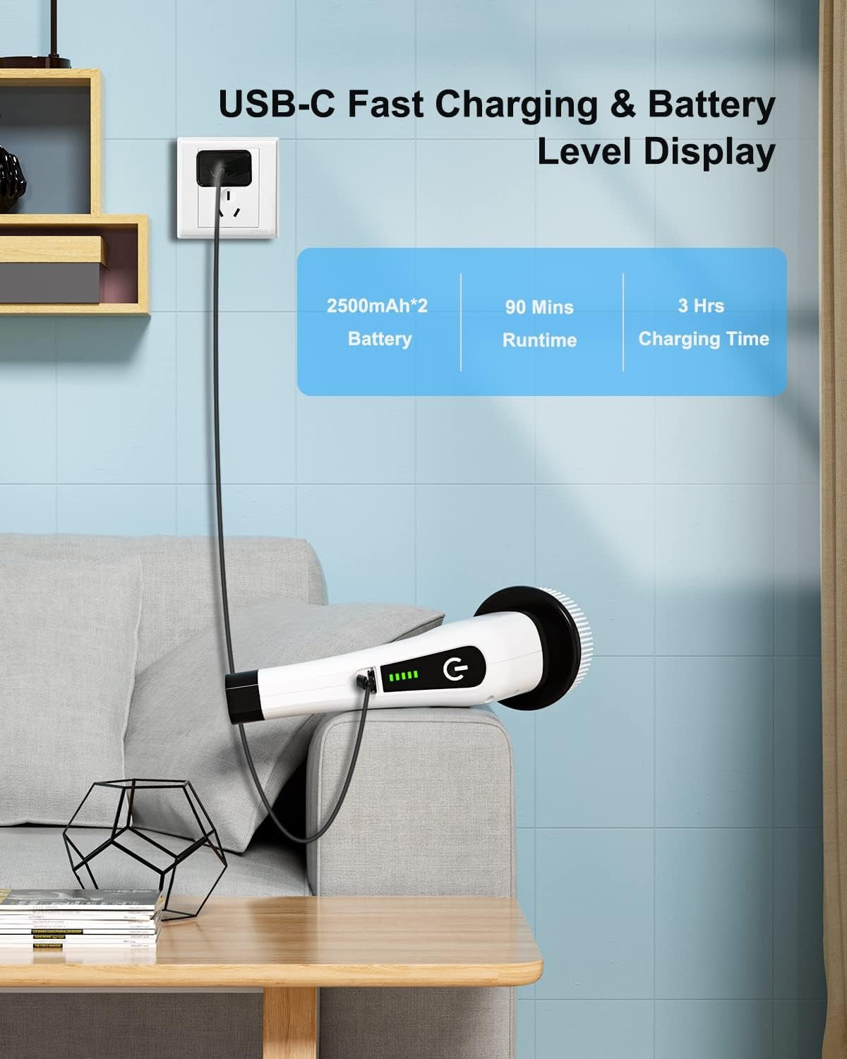 9 in 1 Electric Cleaning Brush | فرشاة تنظيف كهربائية